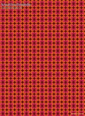 Geschenkpapier Retro-Spots, braun