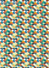 Geschenkpapier Retro-Spots