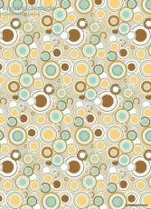 Geschenkpapier Hello Seventies