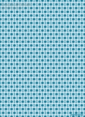 Geschenkpapier Spirale, blau/wei