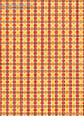 Geschenkpapier Retro-Karos, braun/gelb