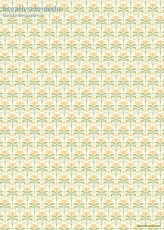 Geschenkpapier Jugendstil, Blumenranke gelb