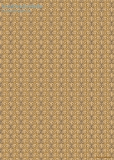 Geschenkpapier Jugendstil-Muschelornament, braun