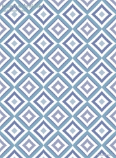 Geschenkpapier Diamonds, blau