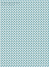 Geschenkpapier Quadrate & Punkte, blau