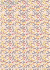 Geschenkpapier Feder-Wellen, bunt
