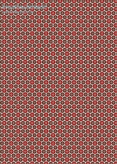 Geschenkpapier Herzen-Mandala, schokobraun/hellbraun