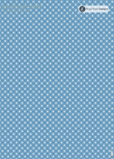 Geschenkpapier Daisy, blaugrau (R*)