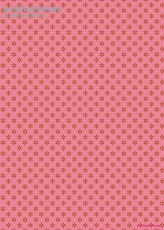 Geschenkpapier Blten, Himbeere auf Pink