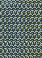 Geschenkpapier Sommerblumen auf Dunkelblau