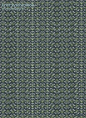 Geschenkpapier Bogenblume, blau