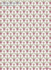 Geschenkpapier Blumen in der Tasse