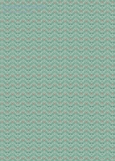 Geschenkpapier Bogenblume, Welle auf Hellblau
