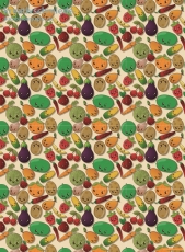 Geschenkpapier Veggies